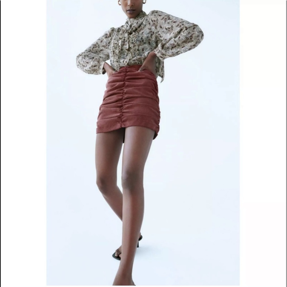 ZARA Corduroy skirt